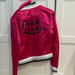 Pink Ladies Satin Jacket